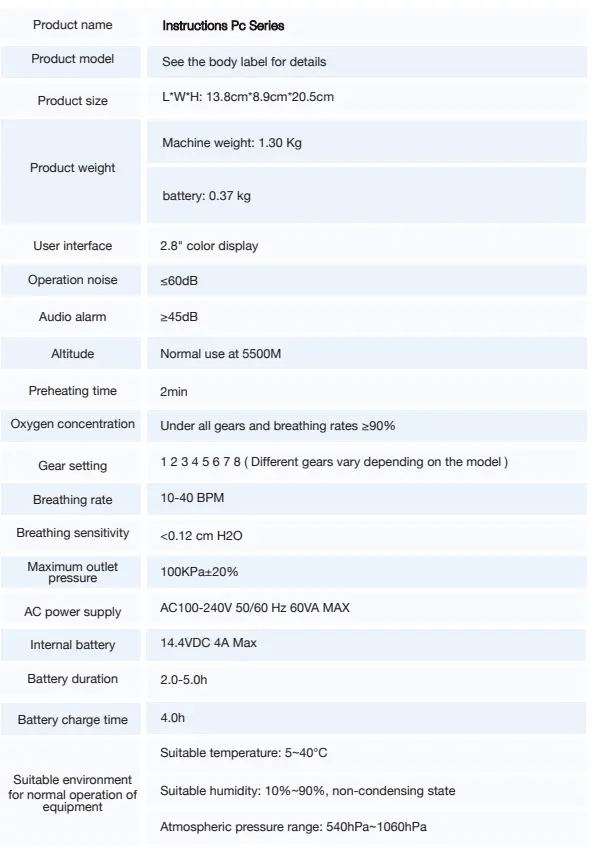 JIRKORA J-2 - Portable Oxygen Concentrator JIRKORA